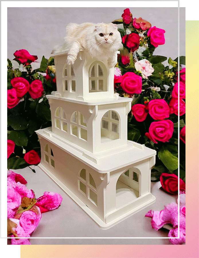 猫家具 オリジナルのものづくりを行う工場が立ち上げた「猫のお城」屋さん