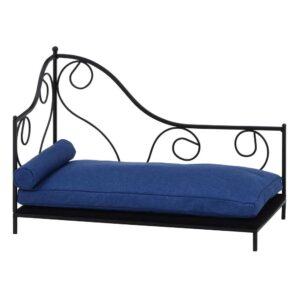 Luxury Style ペット用カウチソファ風ベッド ファブリック素材を使ったアンティーク調デザインのペット専用家具
